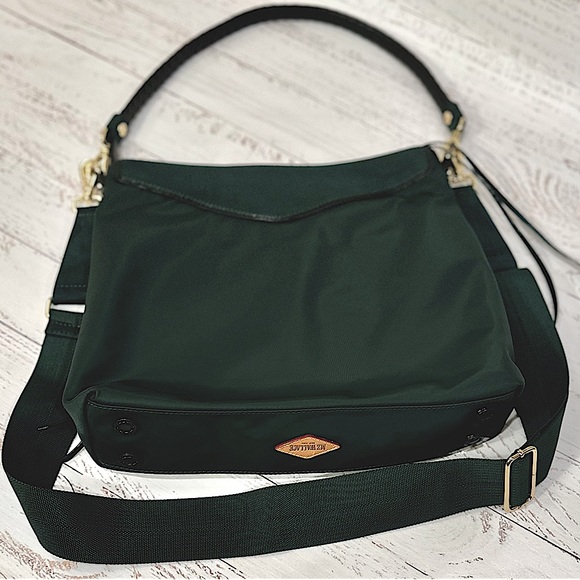 MZ Wallace Thompson Hobo In Mallard With A Jerry Tassel In Mallard Nubuck - Picture 4 of 16